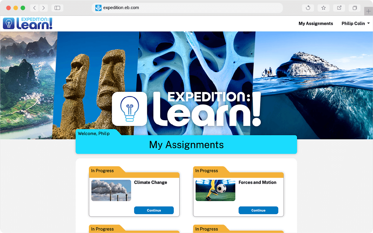 Britannica Expedition Learn