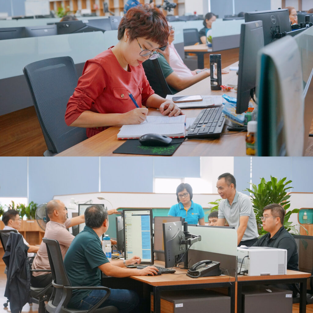 Đội ngũ phối hợp duy trì hoạt động trong môi trường hàng không