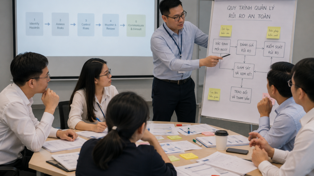 Hướng dẫn quy trình quản lý rủi ro an toàn trong hệ thống SMS