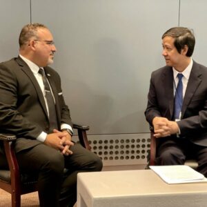 Hung Viet’s partners worked with Minister Nguyen Kim Son in the US in Sept. 2022